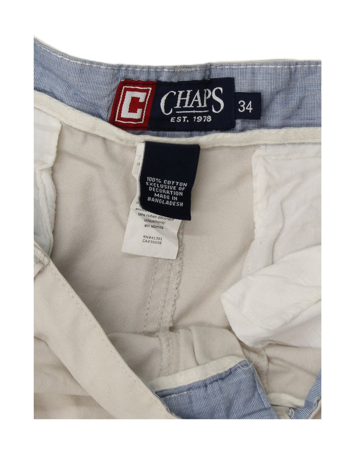 Pantaloni scurți cargo pentru bărbați Chaps W34, mare, bej, bumbac