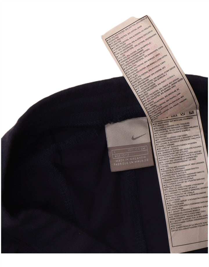 Pantaloni de trening Nike pentru băieți grafic 12-13 ani, mari, albastru, poliester