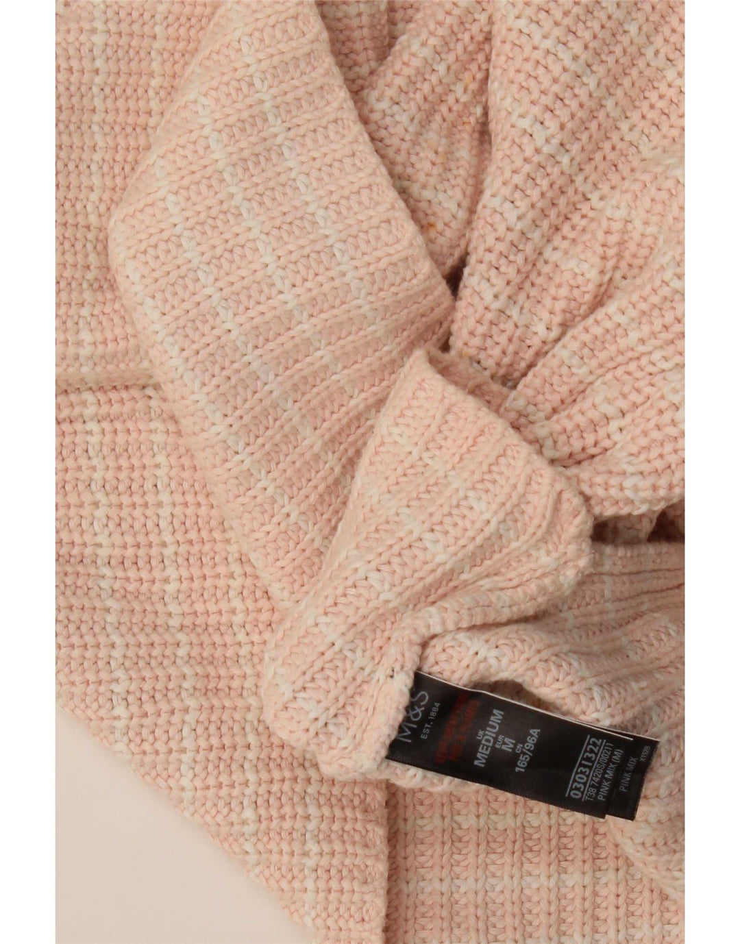 Pulover pentru femei Marks & Spencer cu decolteu cu barca UK 14 Roz mediu