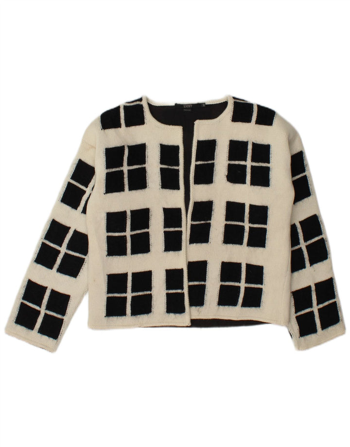 Pulover cardigan deschis pentru femei Seventy IT 42 Medium Off White Geometric