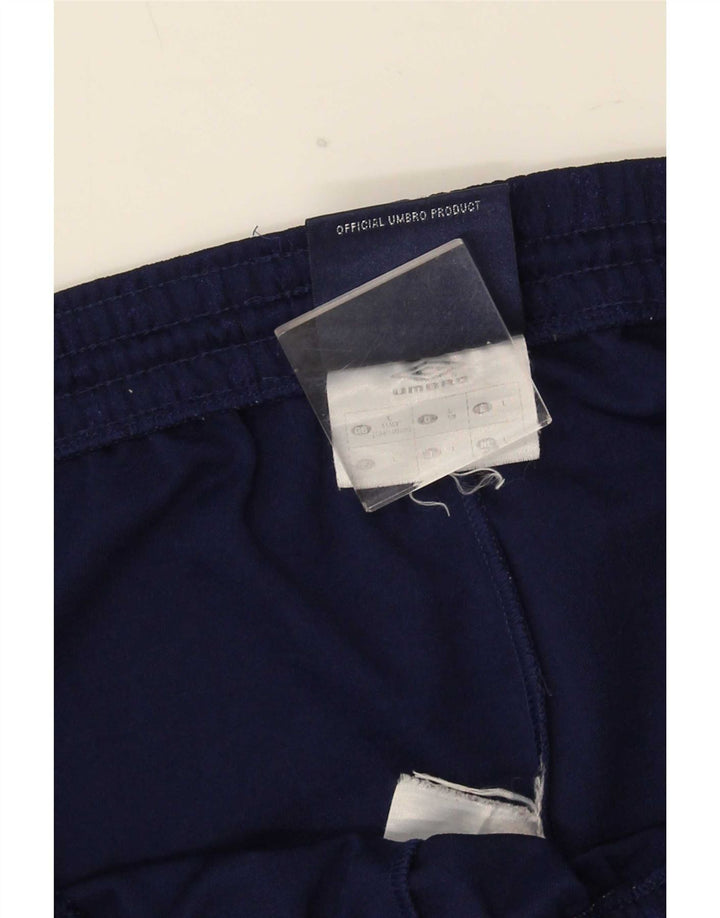 Pantaloni scurți sport Umbro pentru bărbați, mari, bleumarin, cu dungi