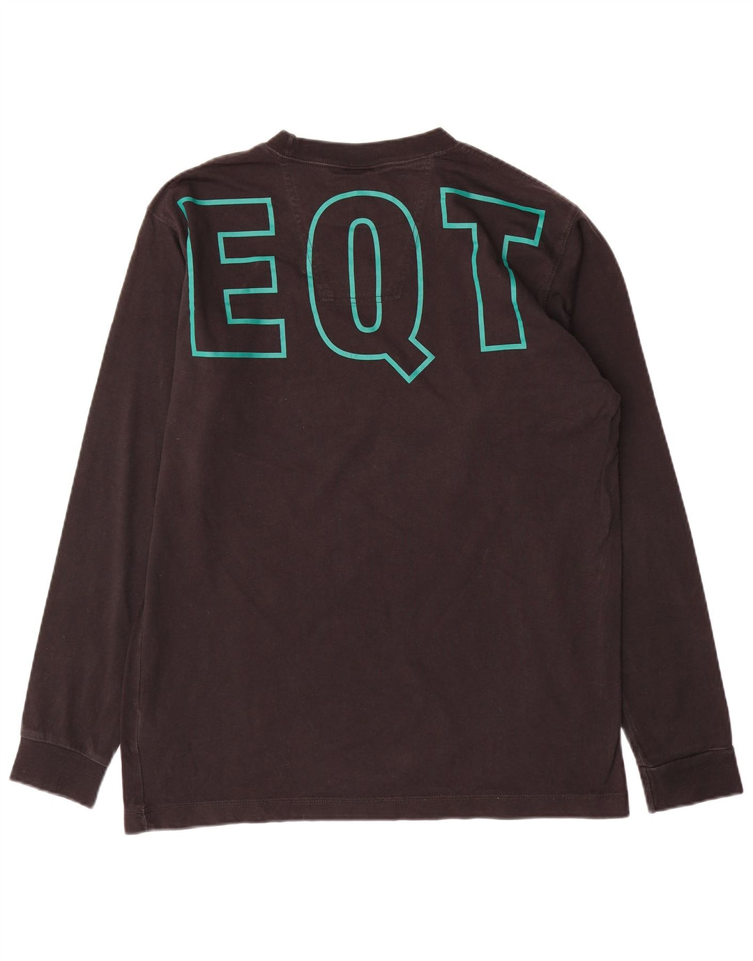 Top grafic ADIDAS pentru bărbați, cu mânecă lungă, mare, negru, color block, bumbac