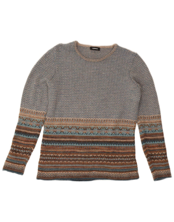WALBUSCH Pulover cu gât roșu pentru femei EU 40 Medium Blue Fair Isle