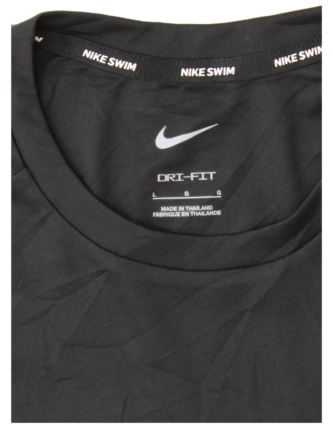 NIKE Dri Fit Top cu mânecă lungă mare, negru