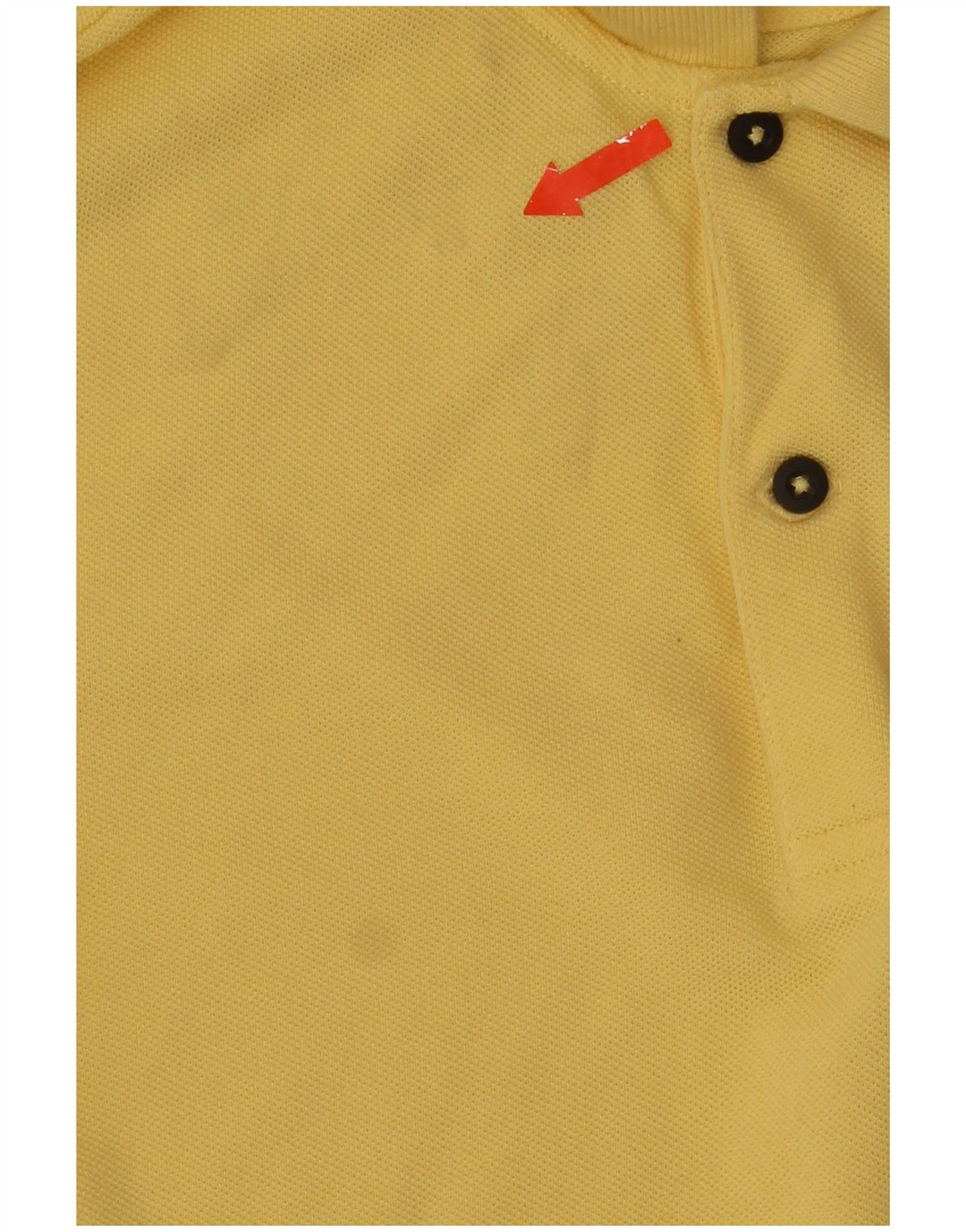Tricou polo Massimo Dutti pentru bărbați din bumbac galben mediu