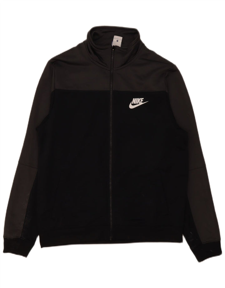 Jachetă de trening pentru bărbați Nike, mare, gri, poliester color bloc