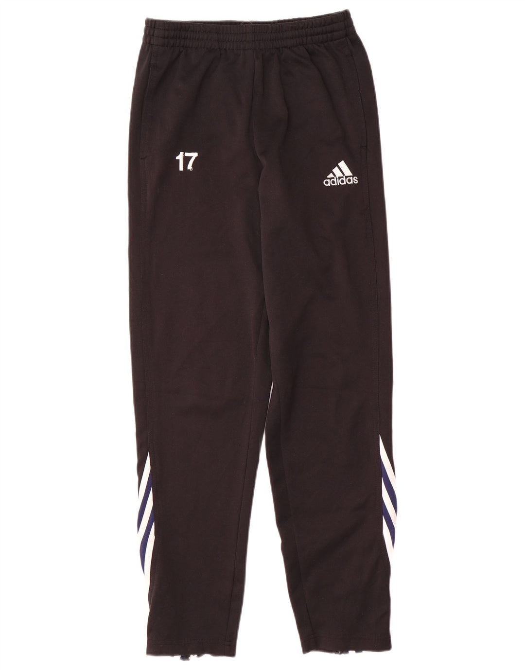 Pantaloni de trening ADIDAS pentru bărbați, poliester negru mic