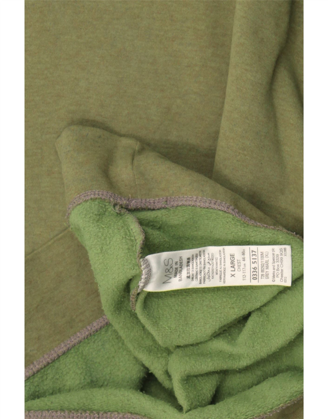 Pulover pentru bărbați Marks & Spencer Pulover XL Kaki Bumbac