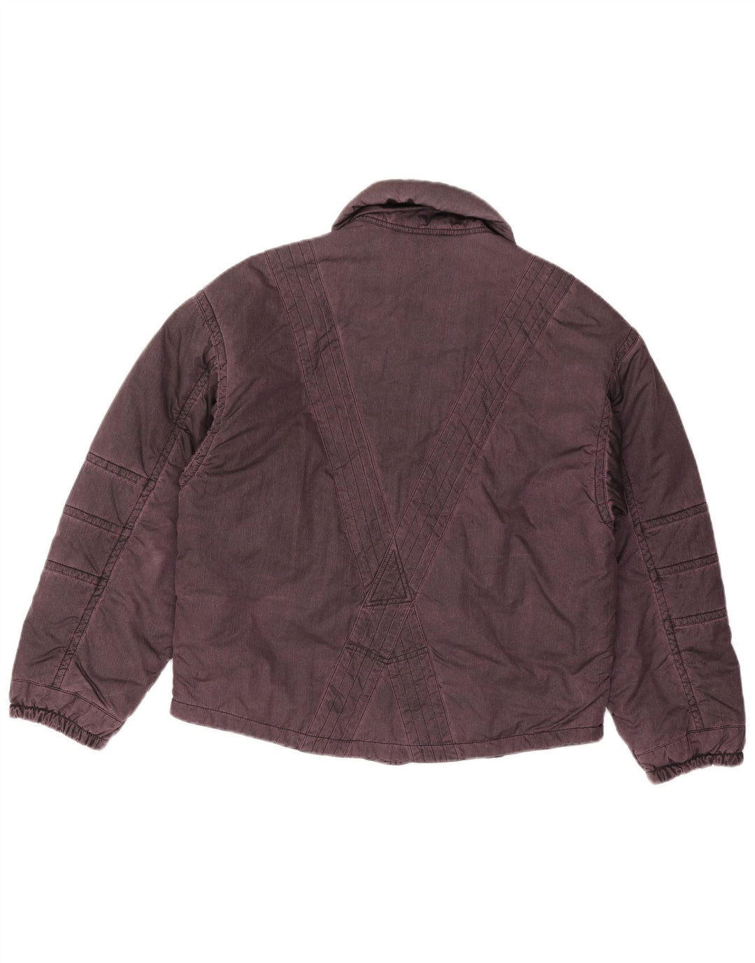 Jachetă Windbreaker cu grafică BELFE pentru femei UK 14 Nailon violet mediu