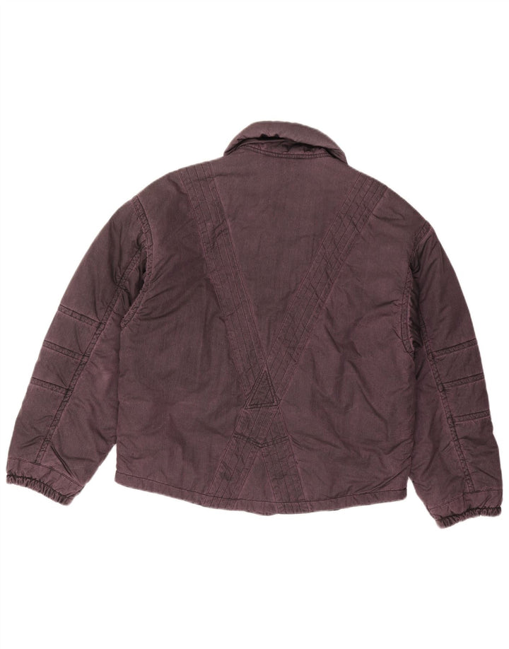 Jachetă Windbreaker cu grafică BELFE pentru femei UK 14 Nailon violet mediu