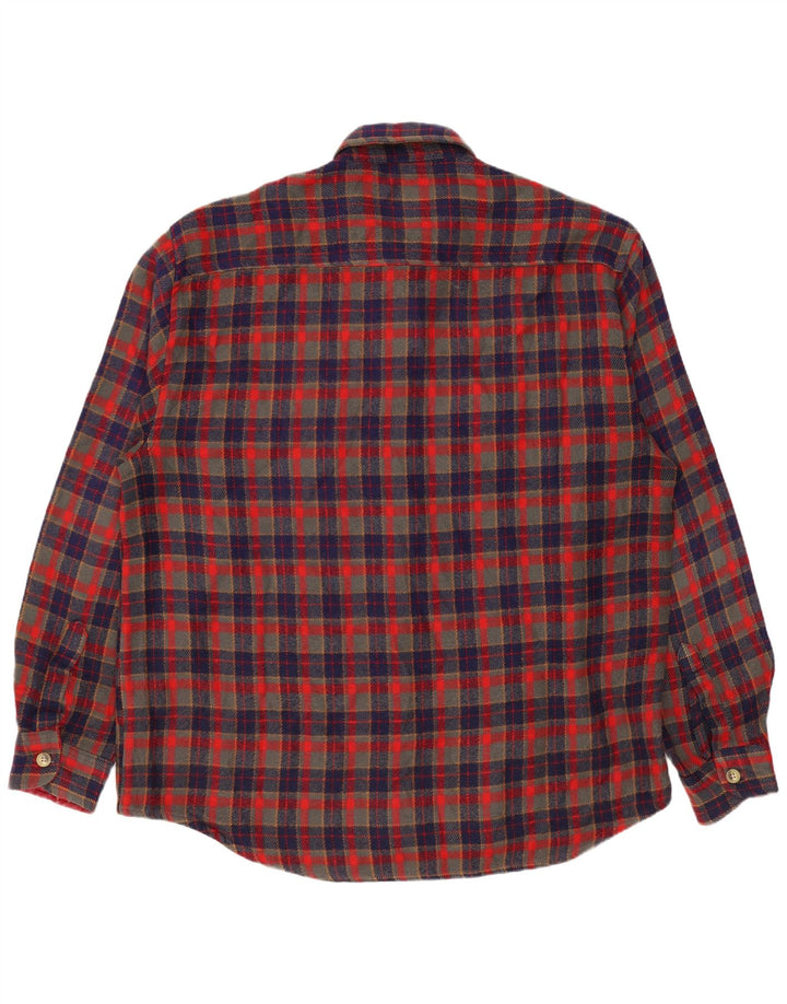 Cămașă de flanel Lumberjack pentru bărbați VINTAGE, XL, roșu