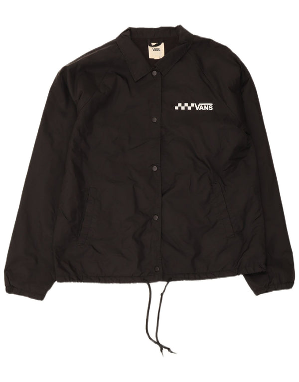Vans Womens Rain Jacket UK 16 Large Black Nylon