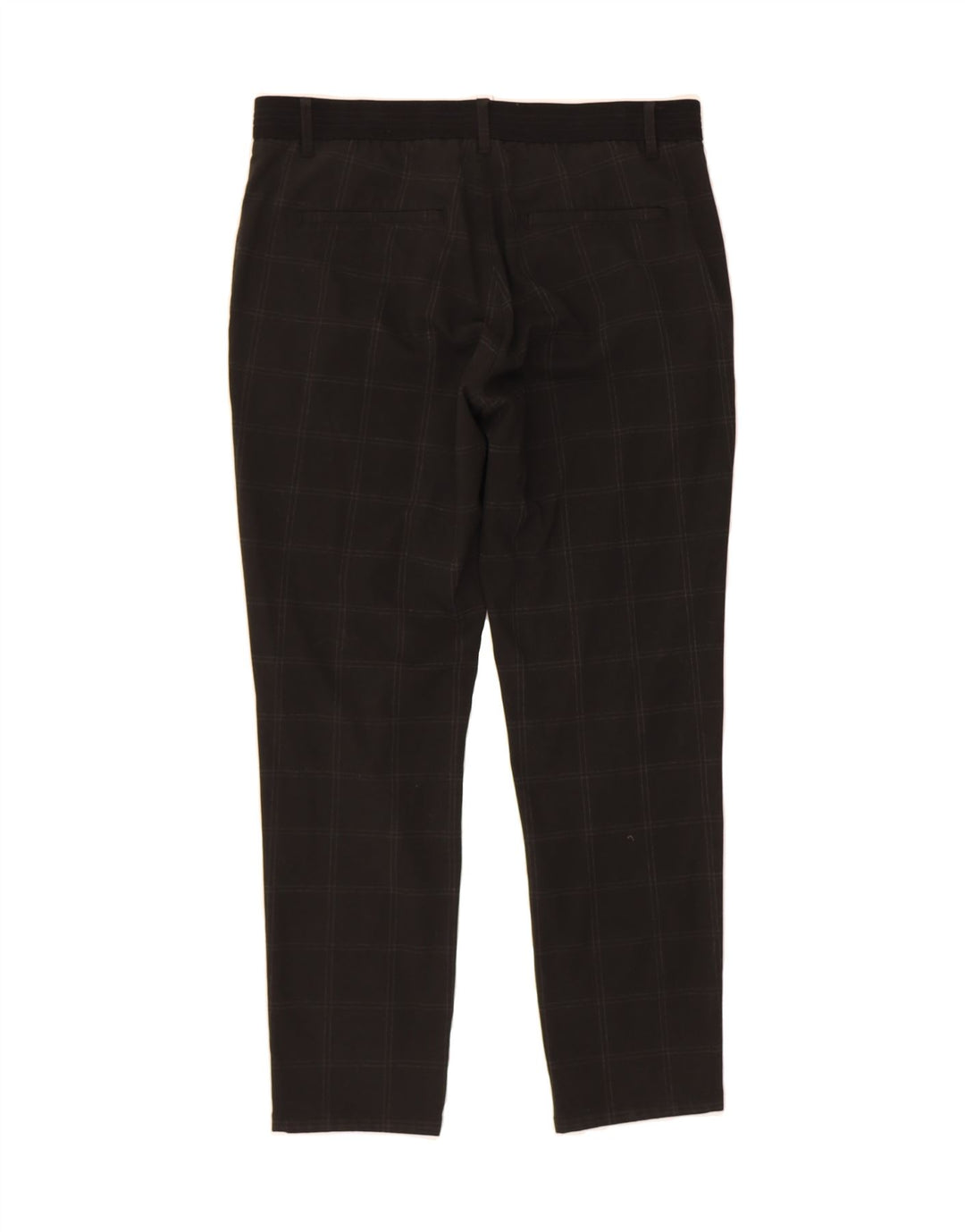 ZARA Mens Slim Chino Trousers Large W34 L29 Black Check Vintage Zara and Second-Hand Zara from Messina Hembry 