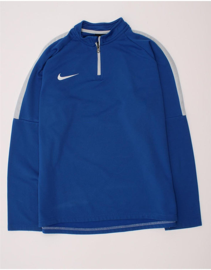 Trening pentru băieți Dri Fit Pullover Top 13-14 ani XL Albastru Colorblock
