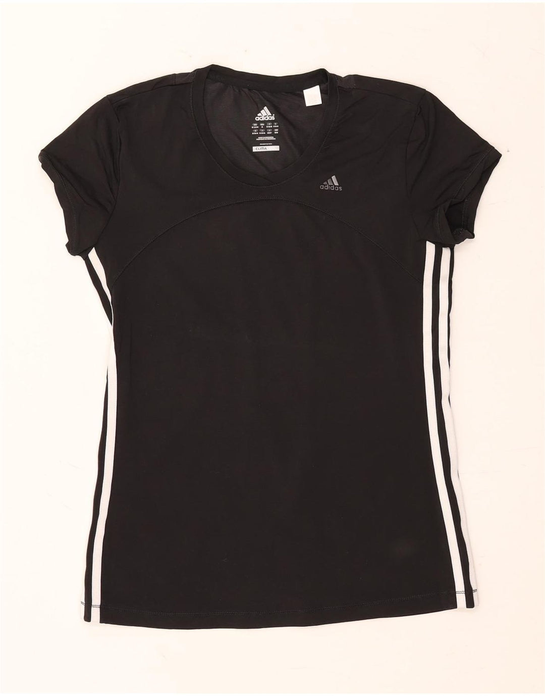 Tricou ADIDAS Climacool pentru femei UK 12/14 Medium Negru