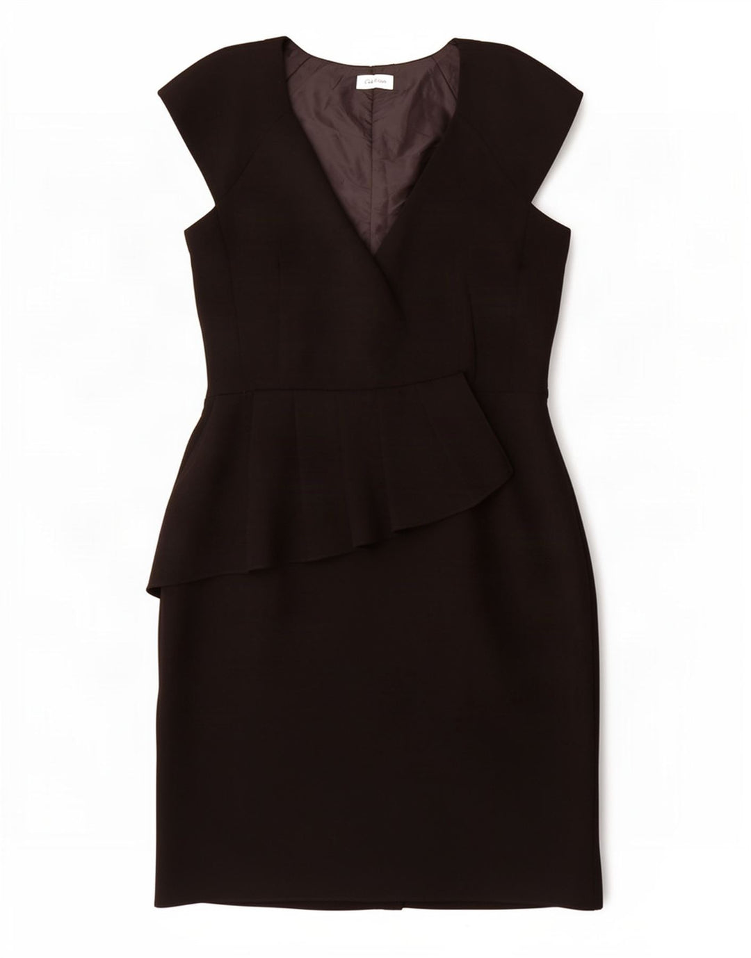 Rochie teacă pentru femei Calvin Klein UK 12 Poliester mediu negru