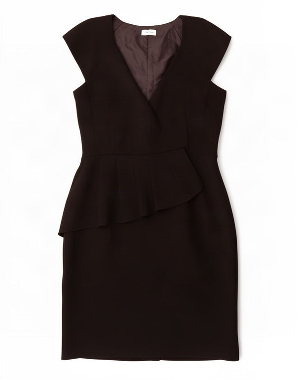 Rochie teacă pentru femei Calvin Klein UK 12 Poliester mediu negru