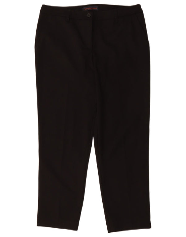 Pantaloni casual drepti Trussardi pentru femei W32 L25 negri