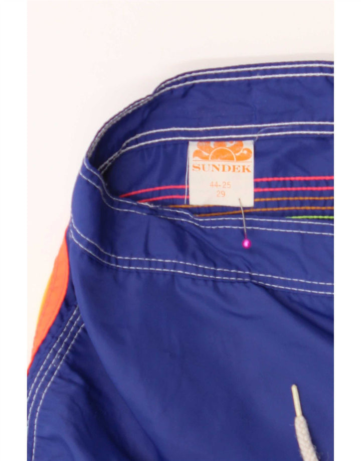 Sundek Pantaloni scurți de înot pentru femei IT 44 Medium Blue Colorblock