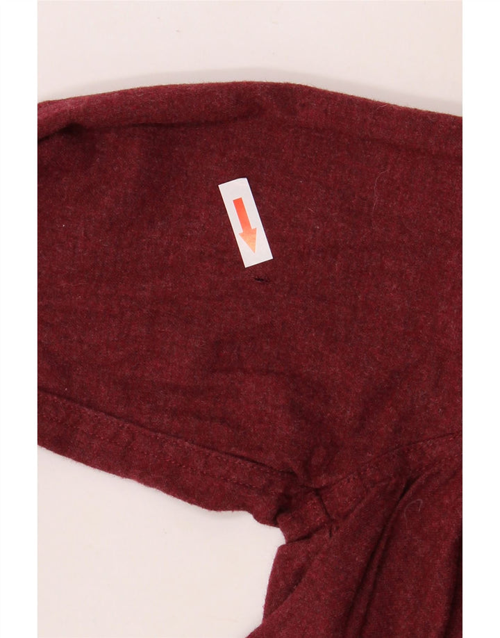 Cămașă supradimensionată pentru femei EDDIE BAUER UK 10 mic bumbac maro