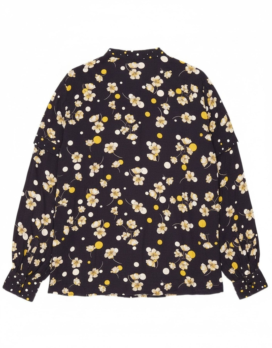 Cămașă pulover pentru femei Penny Black UK 16 mare, albastru marin, viscoză florală