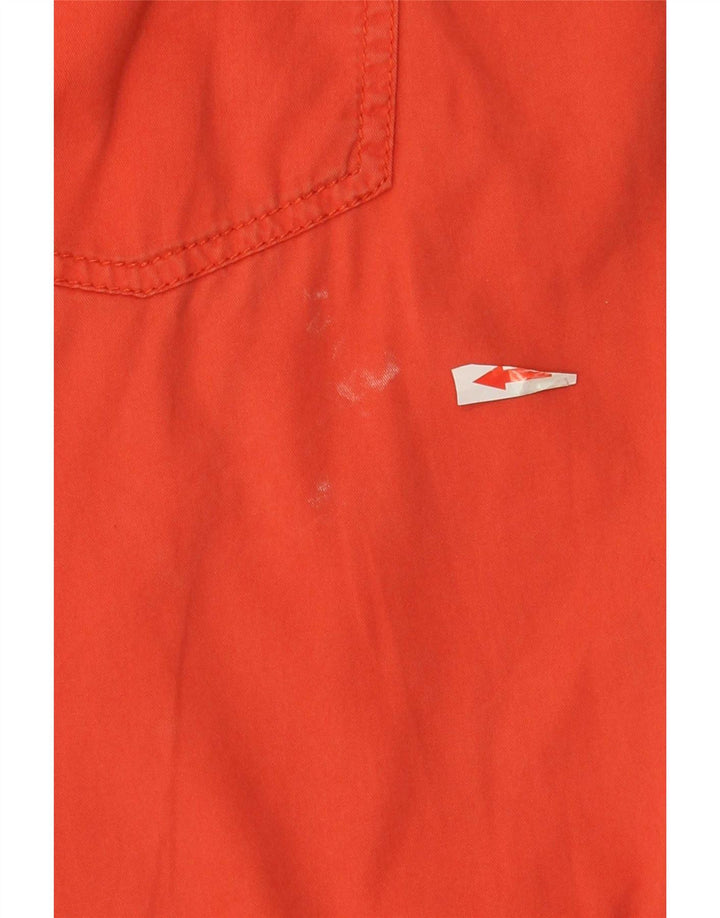 Marks & Spencer Pantaloni scurti cargo pentru femei UK 14 Large W34 Orange Bumbac