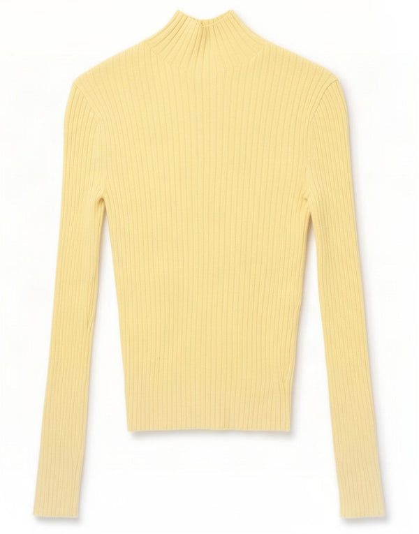 Zara Crop Top pentru femei cu mânecă lungă UK 8 Small Yellow Viscose
