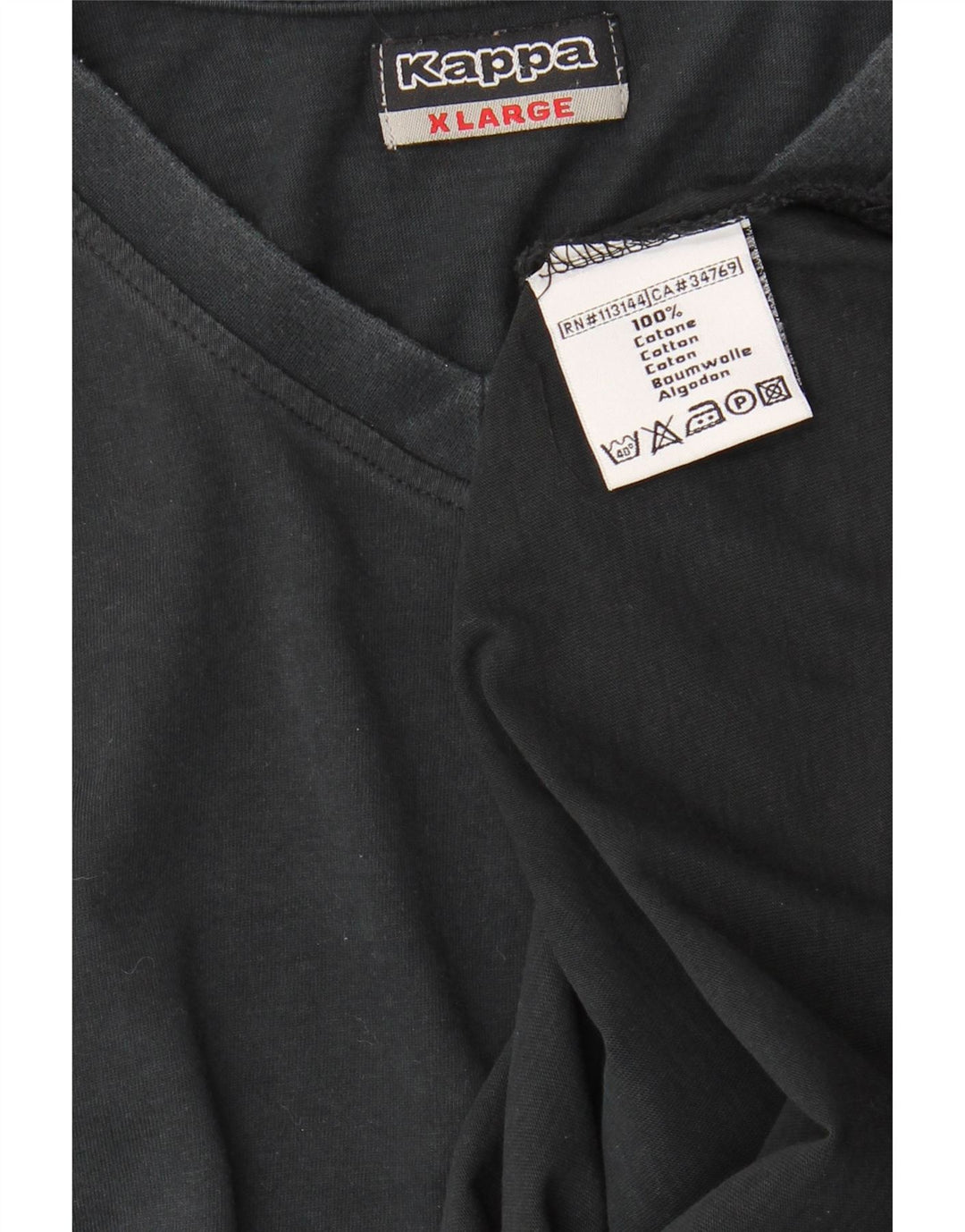 Tricou Bărbați Kappa Top XL Bumbac Negru