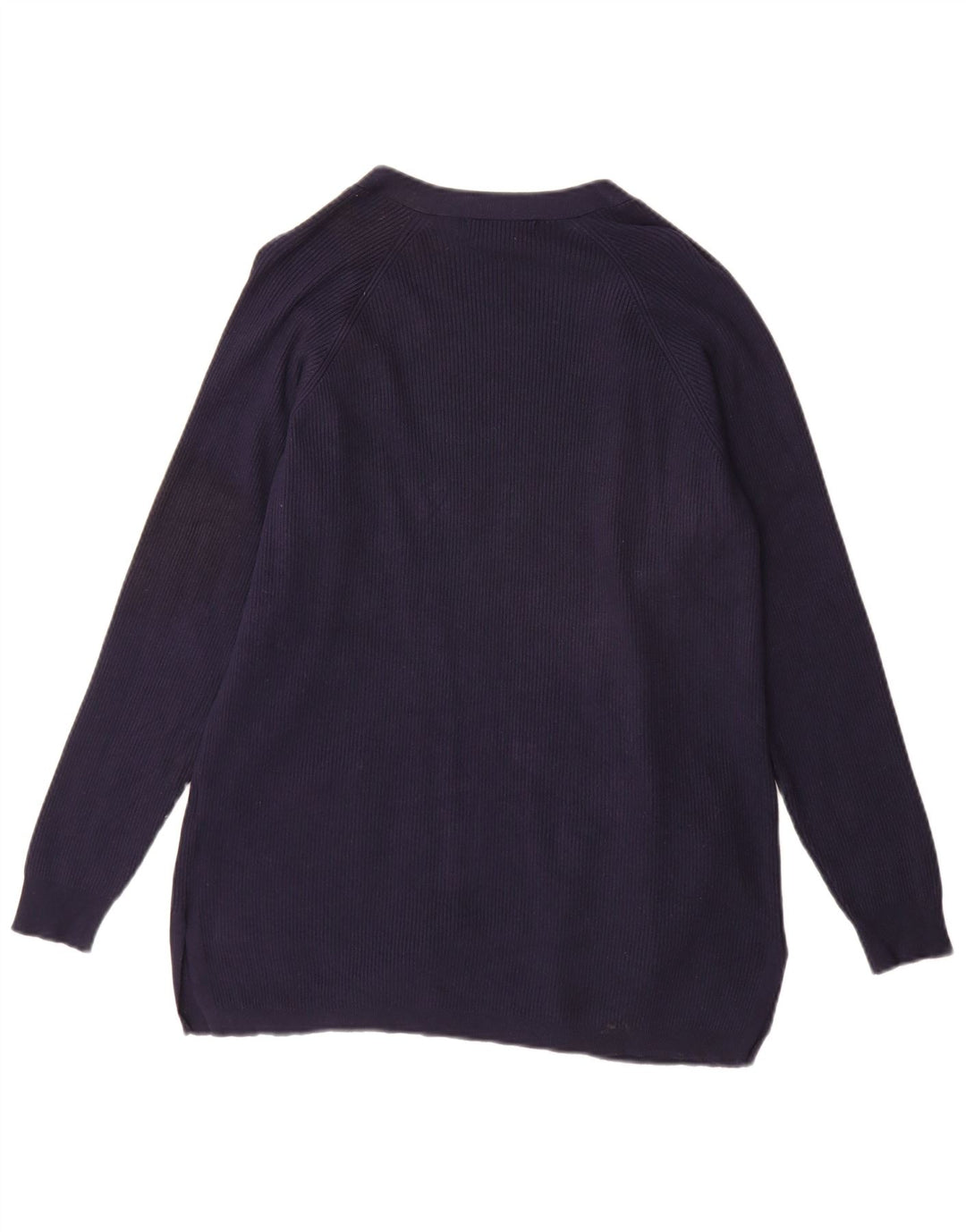 Pulover cardigan cu paragate pentru femei Marks & Spencer UK 14 Medium Bleumarin