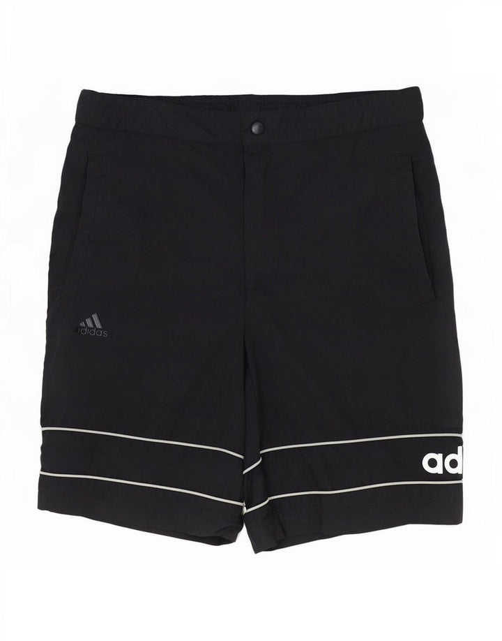 Pantaloni scurți casual pentru bărbați Adidas W32 Poliester mediu negru