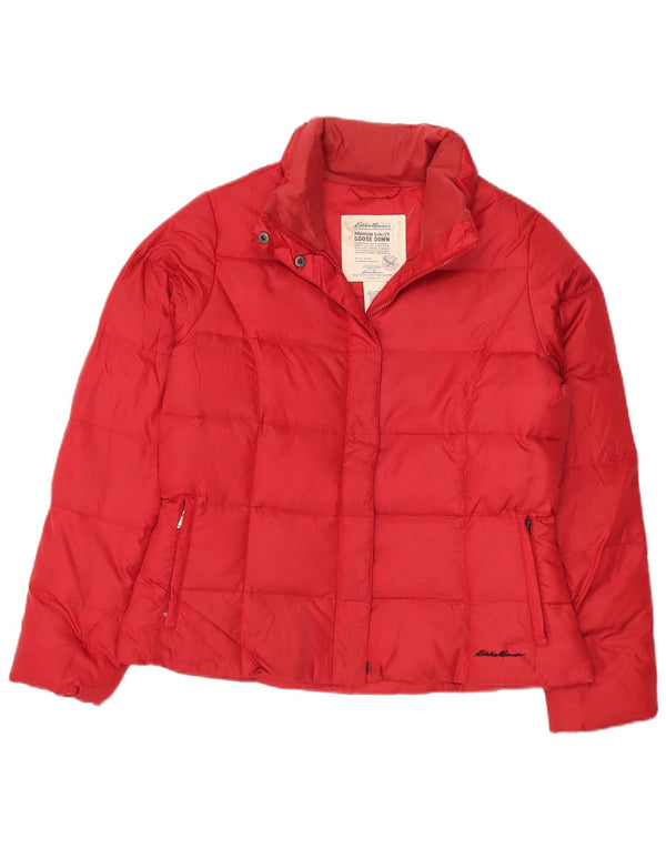 Jachetă căptușită pentru femei Eddie Bauer UK 16 Poliester roșu mare