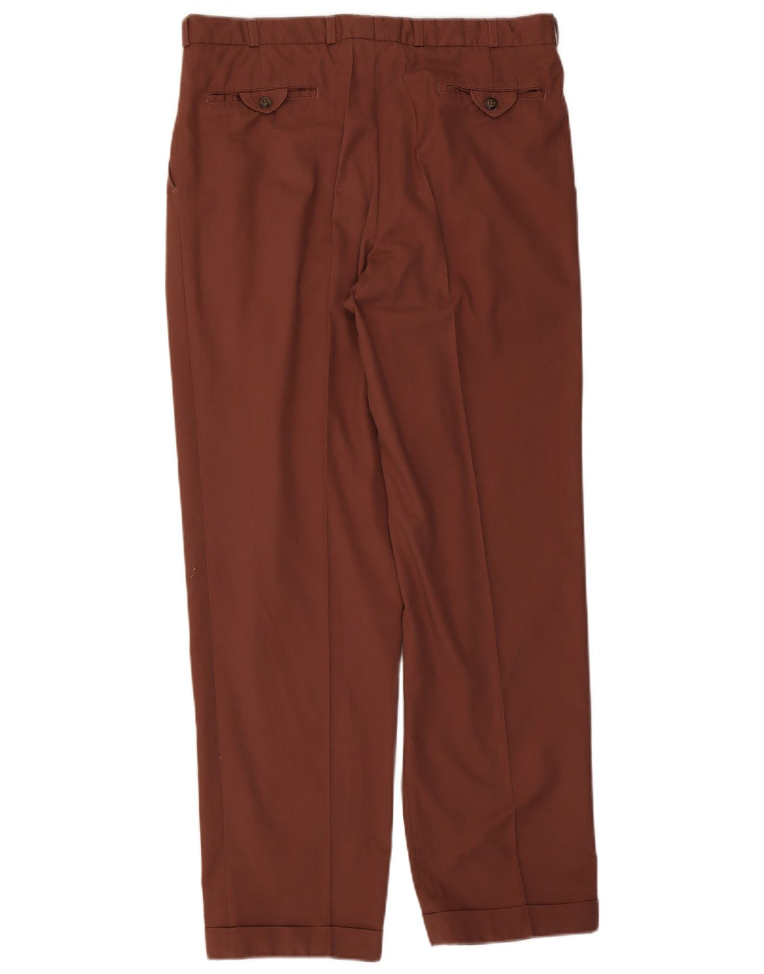 Vintage Mens Pegged Suit Trousers W34 L32 Brown