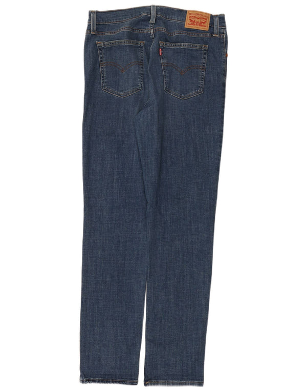 Blugi drepti cu talie mare 724 Levi's pentru femei L32 L32 Bumbac albastru