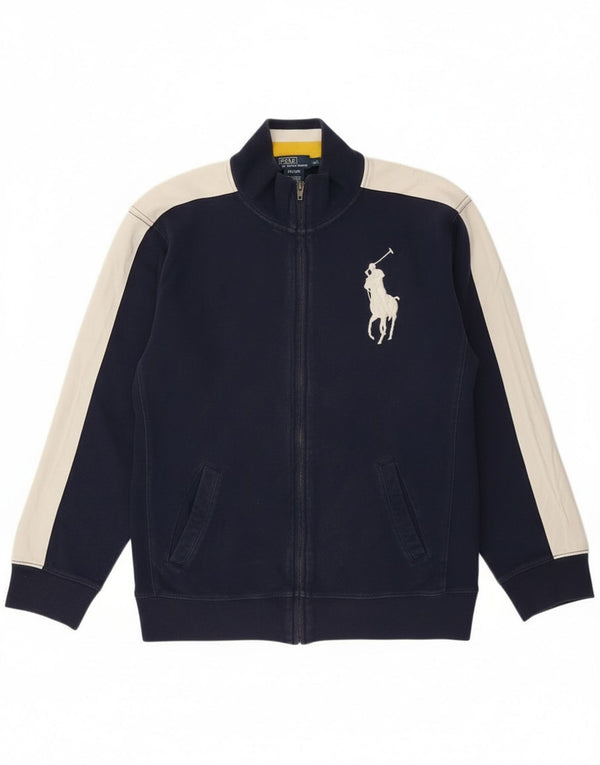 Jachetă de trening Polo Ralph Lauren pentru fete 15-16 ani, mare, bleumarin