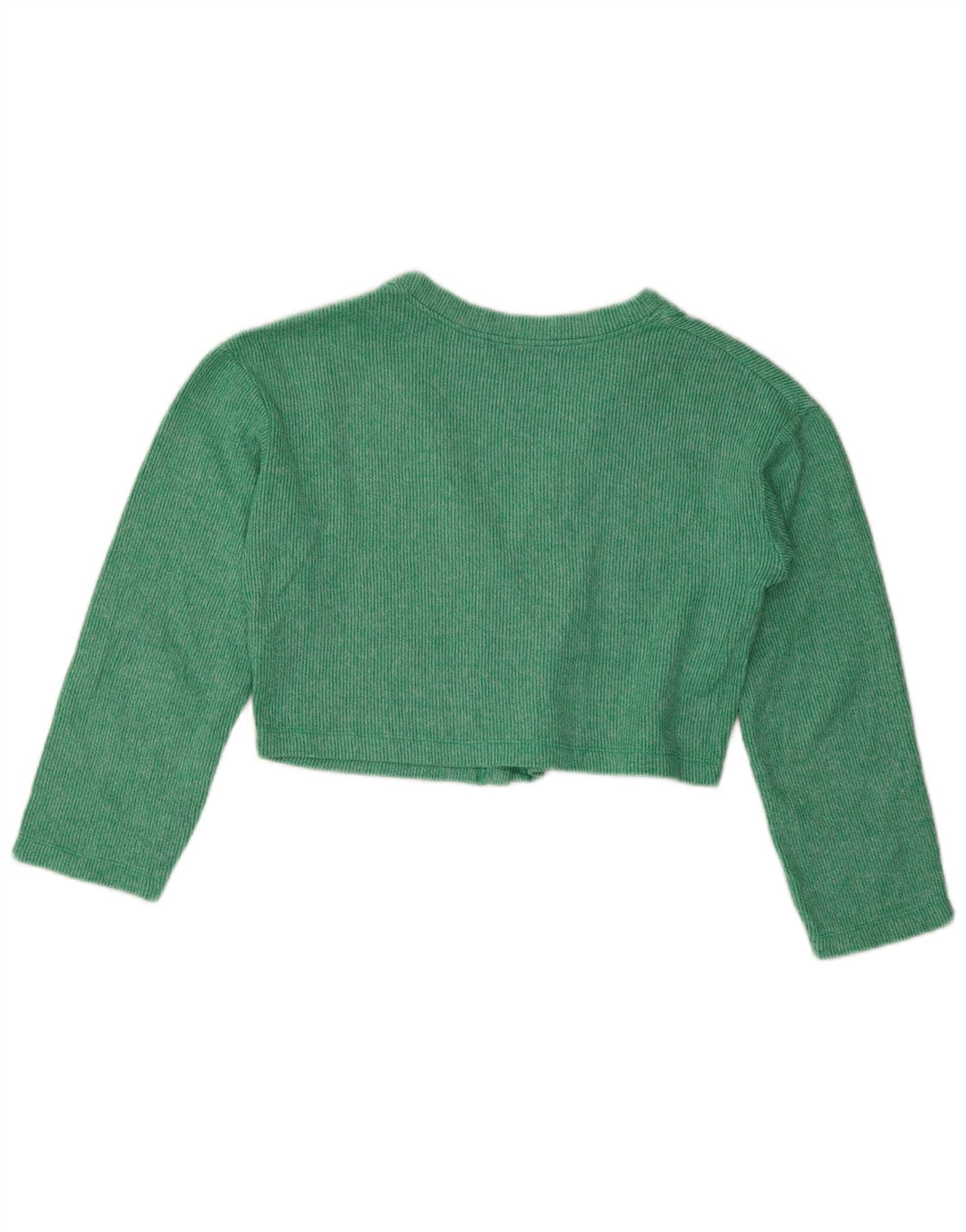 Pulover cardigan oversize pentru femei ZARA UK 10 Bumbac verde mic