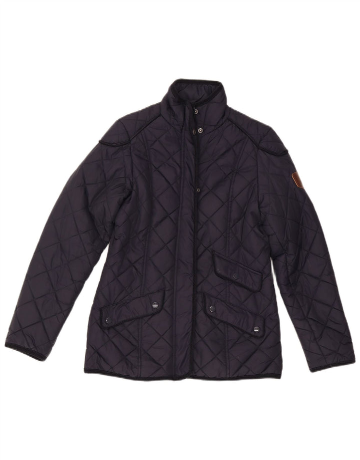Jachetă matlasată Puffa pentru femei UK 6 XS Poliamidă bleumarin
