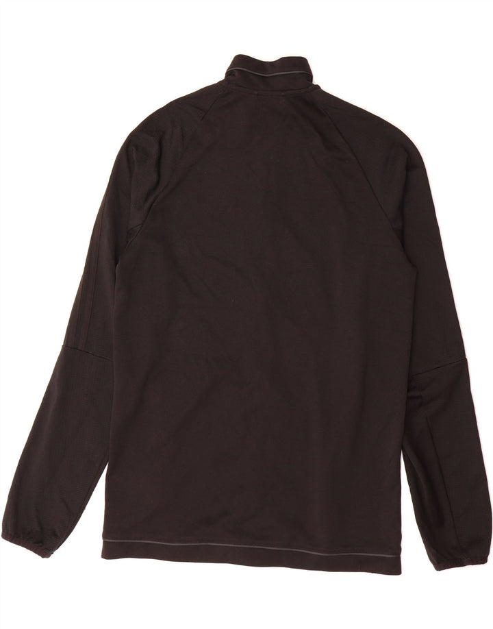 ADIDAS Boys Phoenix Tracksuit Top Jacket 15-16 Years Black Polyester Vintage Adidas and Second-Hand Adidas from Messina Hembry 