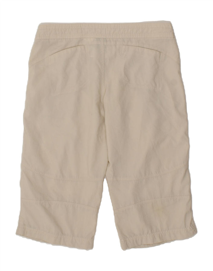 NIKE Womens Bermuda Sport Shorts US 8-10 Medium  Off White Polyester Vintage Nike and Second-Hand Nike from Messina Hembry 