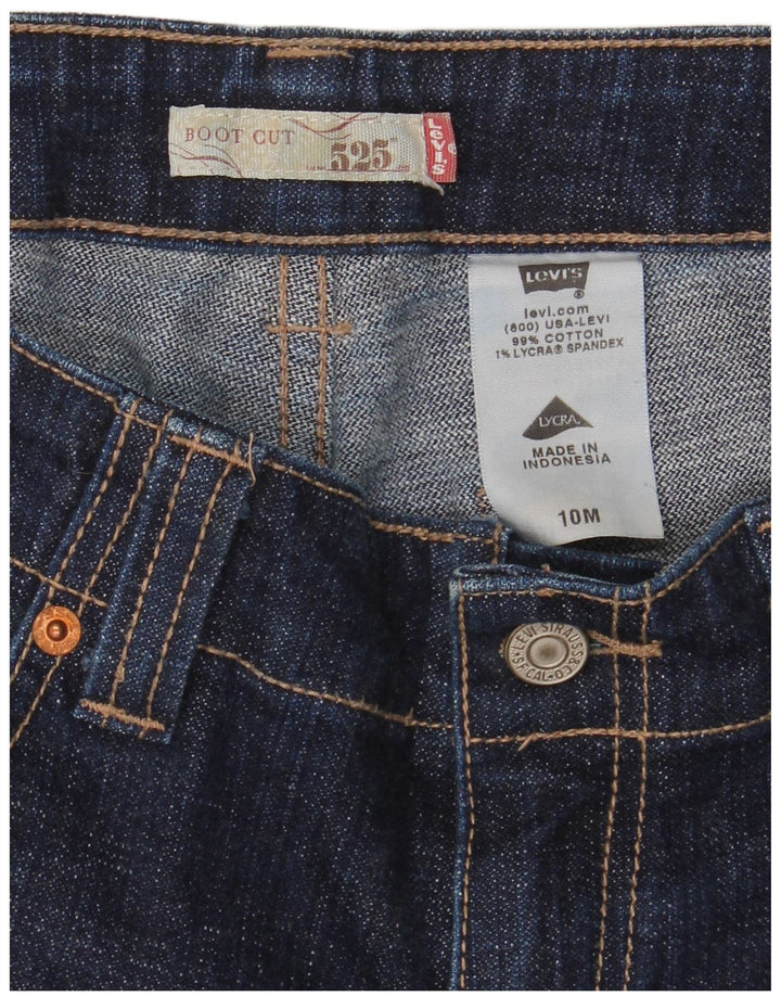 Blugi Levi's pentru femei 525 Bootcut US 10 Medium W32 L32 Bumbac bleumarin