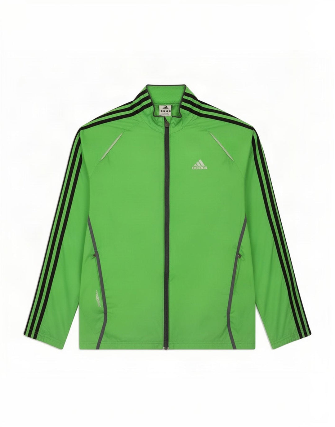 Jachetă de trening pentru bărbați Adidas, nailon verde mic