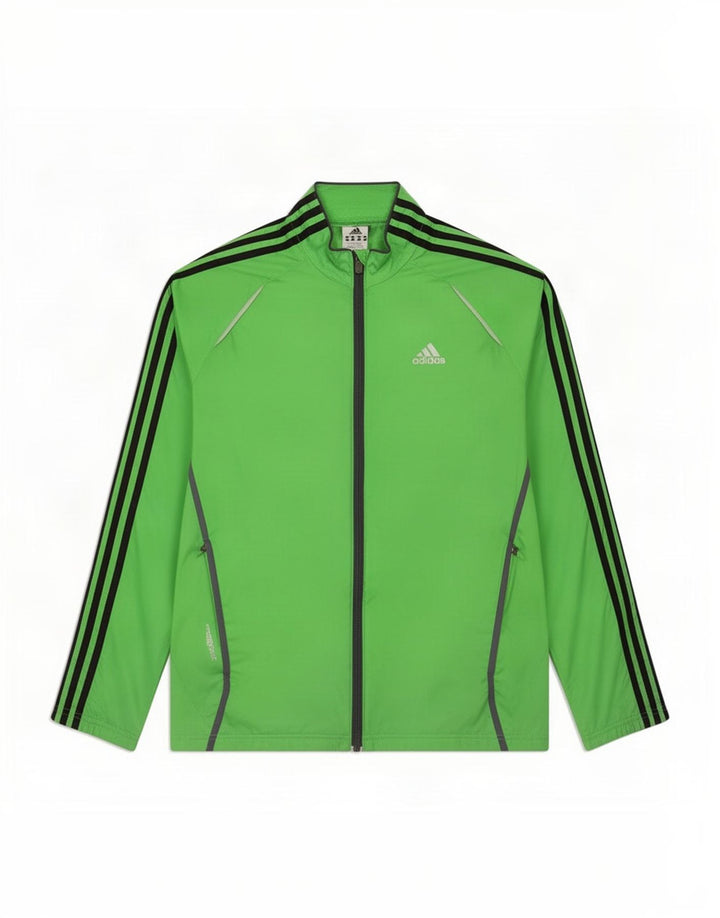 Jachetă de trening pentru bărbați Adidas, nailon verde mic