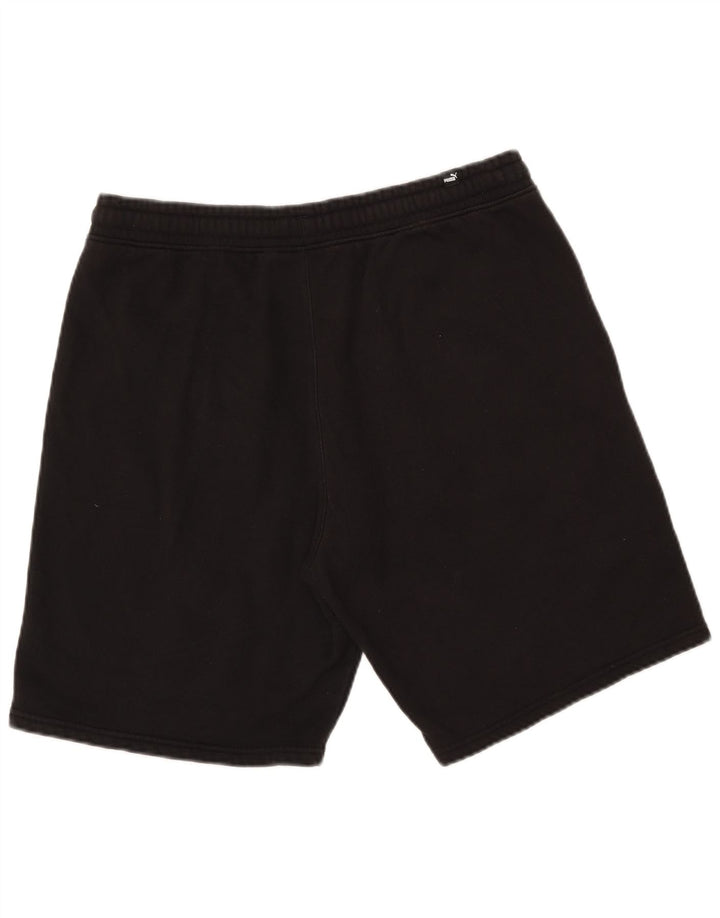 Pantaloni scurți sport grafic PUMA pentru bărbați, mari, negri