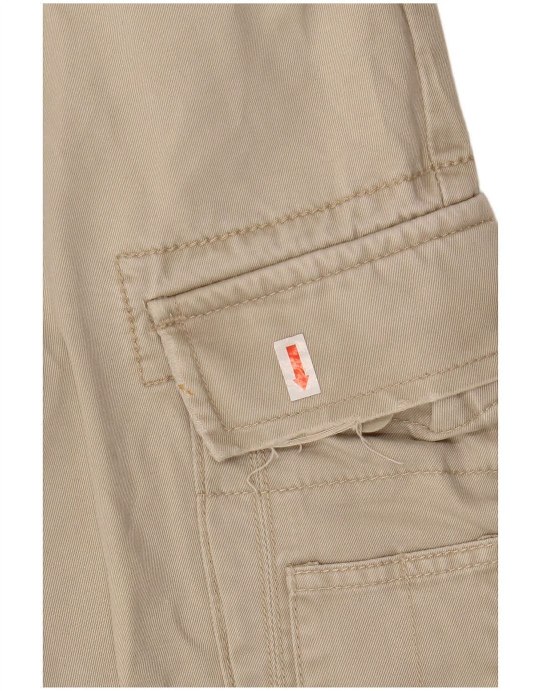 XDYE Pantaloni cargo drepti pentru femei EU 42 Large W34 L31 Bej