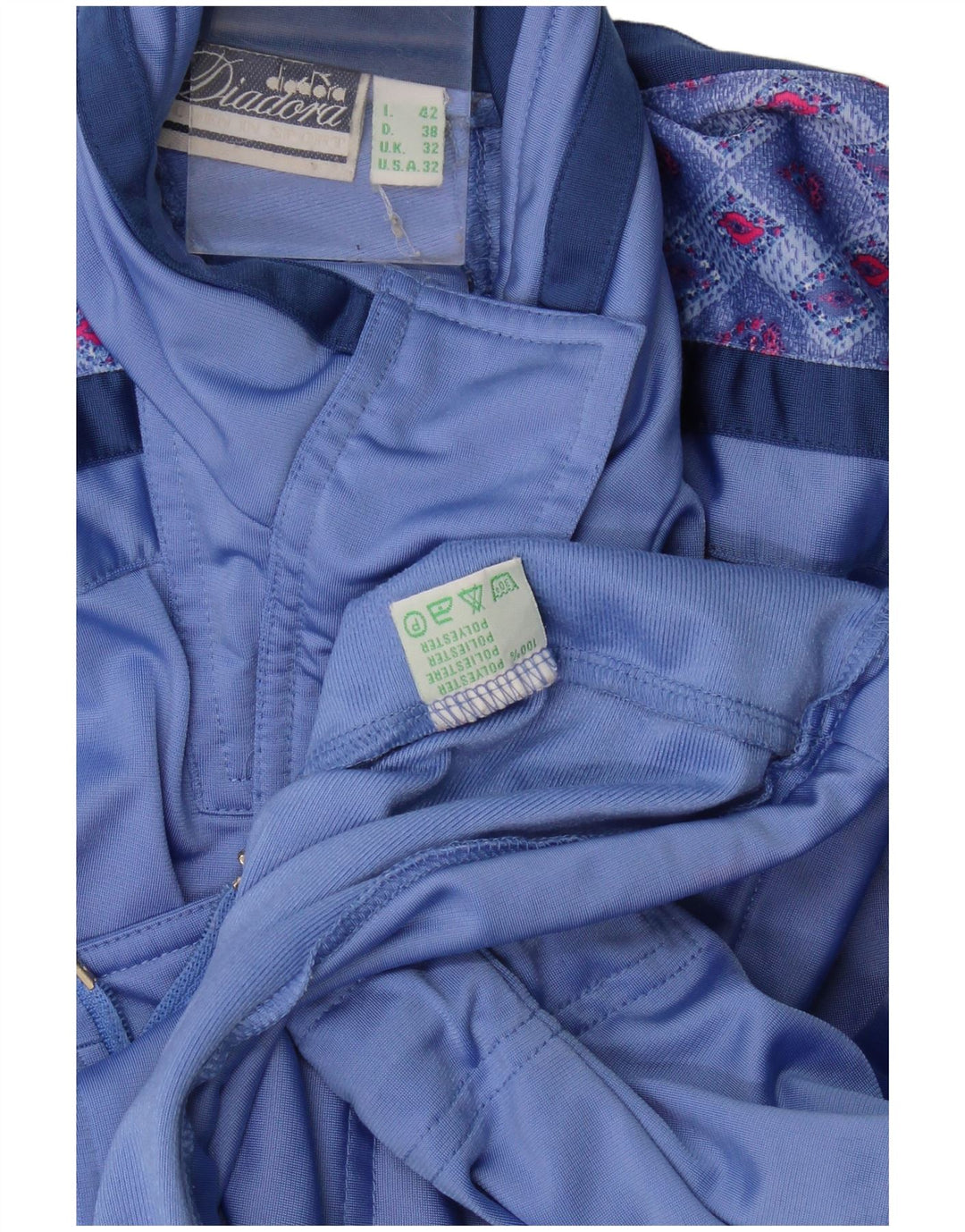 Jachetă de trening supradimensionată pentru femei Diadora IT 42 Medium Blue Floral