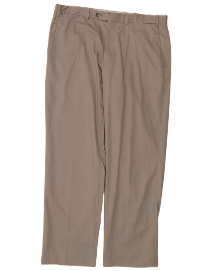 MARKS & SPENCER Pantaloni de costum pentru bărbați, L36 L31, gri bumbac