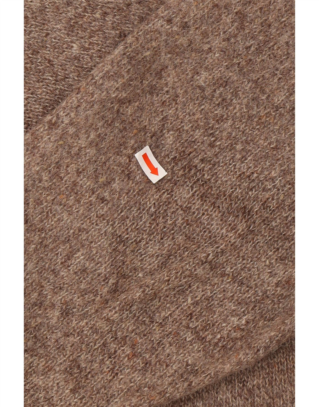 Pulover pentru bărbați KAPPA cu decolteu rotund, 2XL, lână maro cu pete