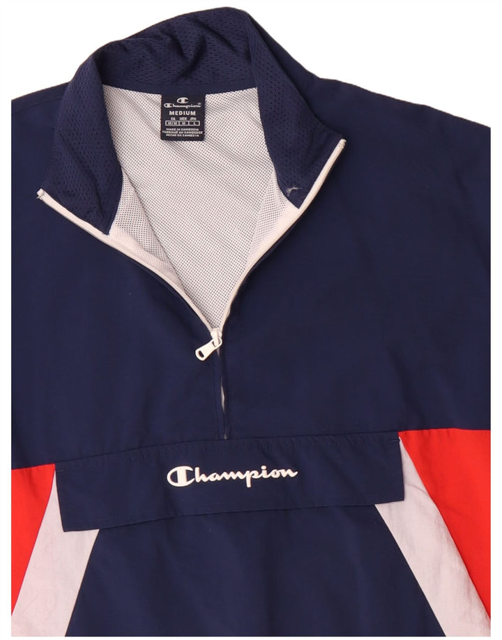 Jachetă Anorak pentru bărbați Champion UK 38 Medium Bleumarin Poliamidă color bloc