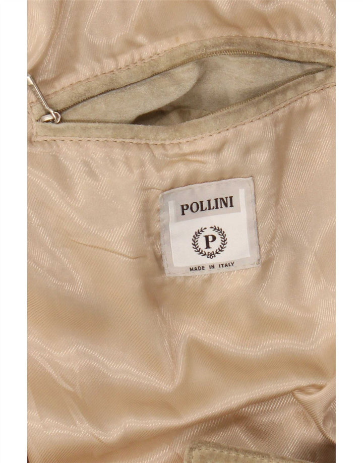 Jachetă din piele intoarsa pentru barbati Pollini UK 38 Medium Green Green