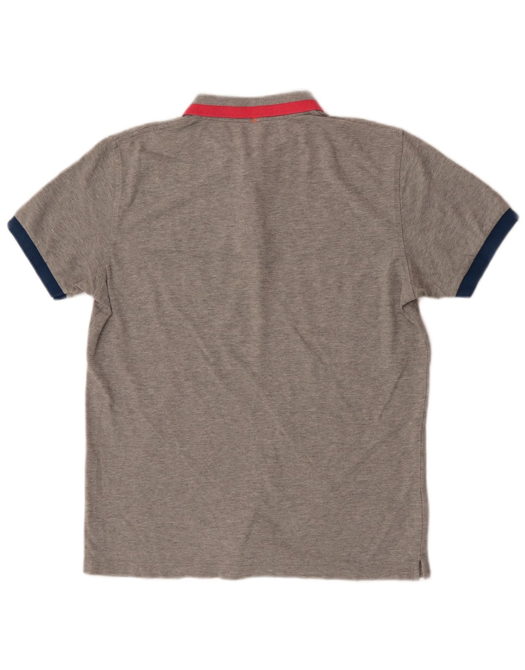 Tricou polo pentru bărbați Sun68, gri mediu cu pete