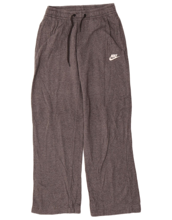 NIKE Womens Tracksuit Trousers UK 6 XS Grey Cotton